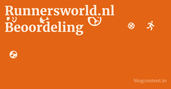 Runnersworld.nl Beoordeling 1 by Partners