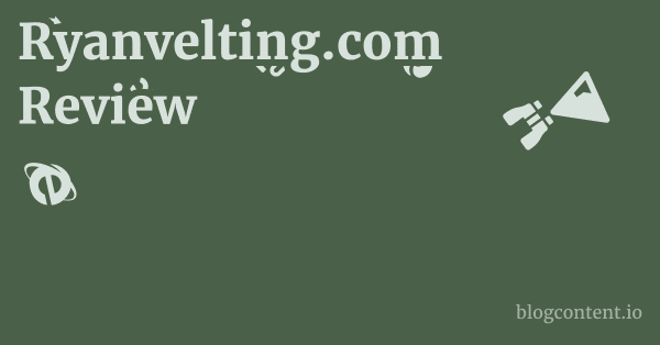 Ryanvelting.com Review 1 by Partners