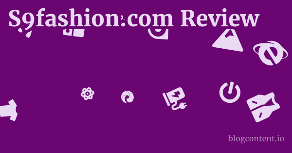 S9fashion.com Review 1 by Partners