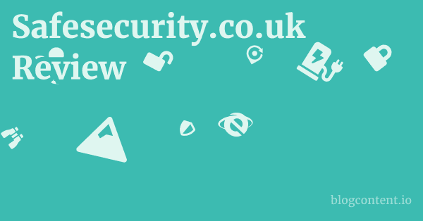 Safesecurity.co.uk Review 1 by Partners