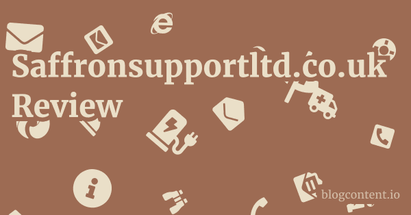 Saffronsupportltd.co.uk Review 1 by Partners