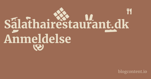 Salathairestaurant.dk Anmeldelse 1 by Partners