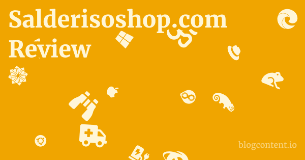 Salderisoshop.com Review 1 by Partners
