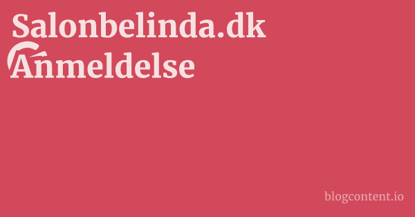 Salonbelinda.dk Anmeldelse 1 by Partners