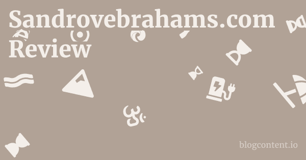 Sandrovebrahams.com Review 1 by Partners