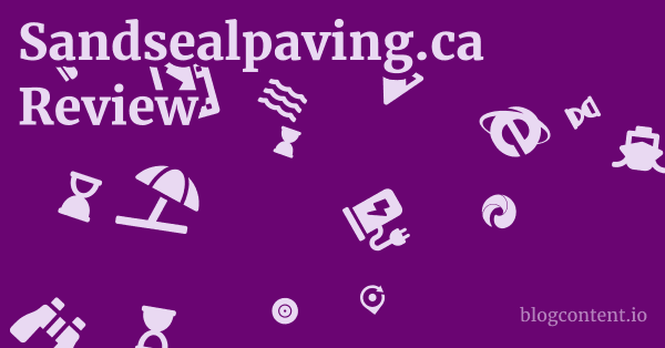 Sandsealpaving.ca Review 1 by Partners