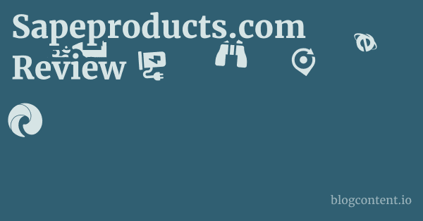 Sapeproducts.com Review 1 by Partners