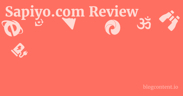 Sapiyo.com Review 1 by Partners
