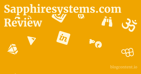 Sapphiresystems.com Review 1 by Partners