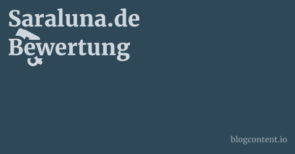Saraluna.de Bewertung 1 by Partners
