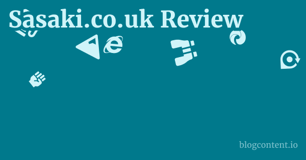 Sasaki.co.uk Review 1 by Partners