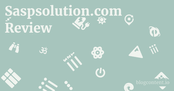 Saspsolution.com Review 1 by Partners