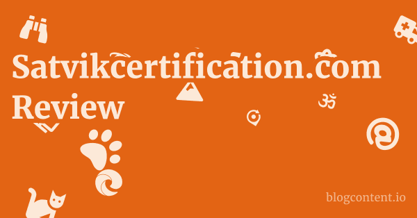 Satvikcertification.com Review 1 by Partners