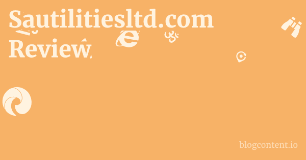 Sautilitiesltd.com Review 1 by Partners