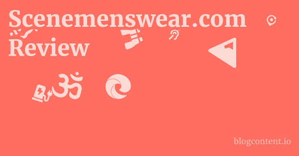 Scenemenswear.com Review 1 by Partners