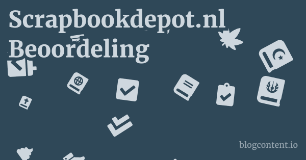 Scrapbookdepot.nl Beoordeling 1 by Partners