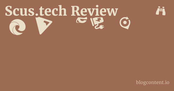 Scus.tech Review 1 by Partners