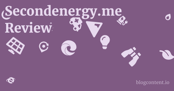 Secondenergy.me Review 1 by Partners