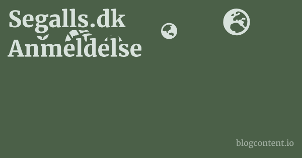 Segalls.dk Anmeldelse 1 by Partners