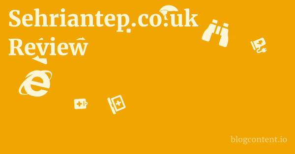 Sehriantep.co.uk Review 1 by Partners