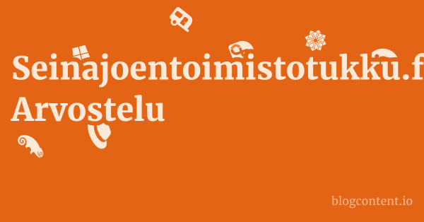 Seinajoentoimistotukku.fi Arvostelu