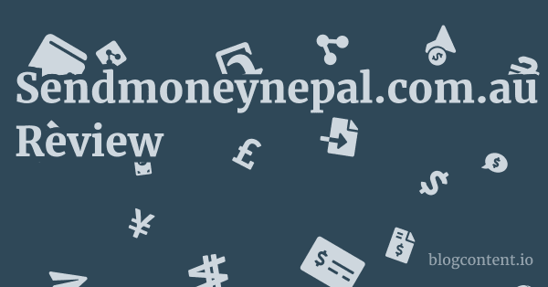 Sendmoneynepal.com.au Review 1 by Partners