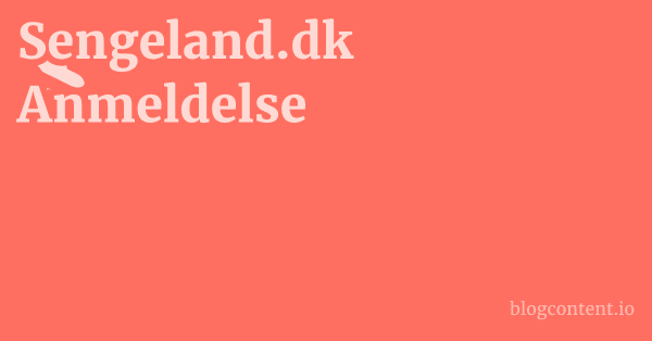 Sengeland.dk Anmeldelse 1 by Partners
