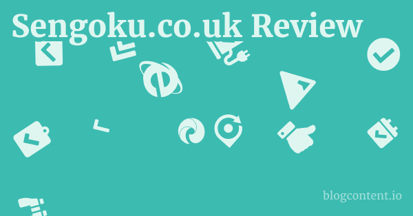 Sengoku.co.uk Review 1 by Partners