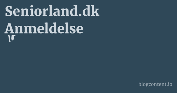 Seniorland.dk Anmeldelse 1 by Partners