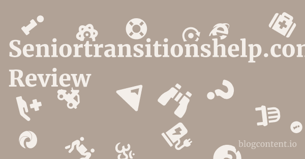 Seniortransitionshelp.com Review 1 by Partners