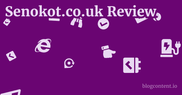 Senokot.co.uk Review 1 by Partners