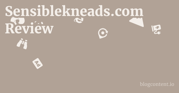 Sensiblekneads.com Review 1 by Partners