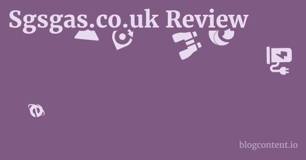 Sgsgas.co.uk Review 1 by Partners