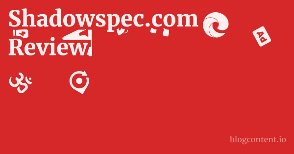 Shadowspec.com Review 1 by Partners