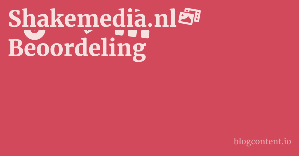 Shakemedia.nl Beoordeling 1 by Partners