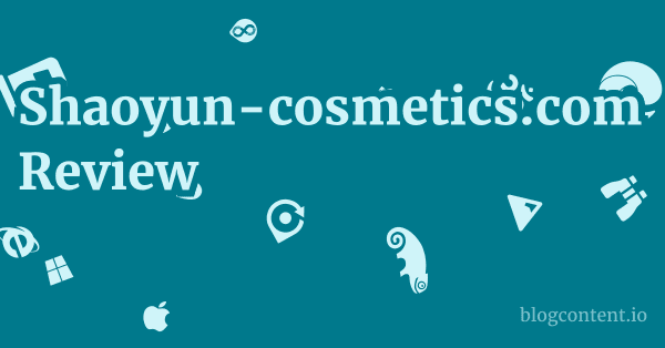Shaoyun-cosmetics.com Review 1 by Partners