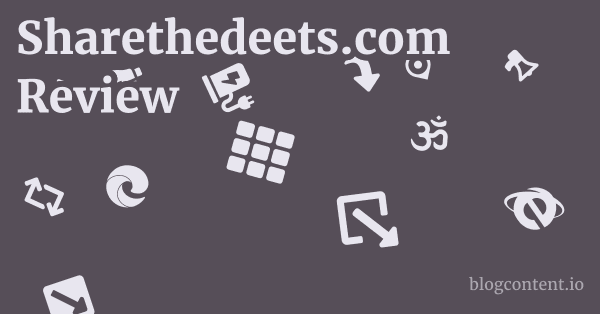 Sharethedeets.com Review 1 by Partners