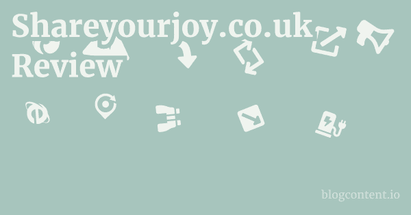 Shareyourjoy.co.uk Review 1 by Partners