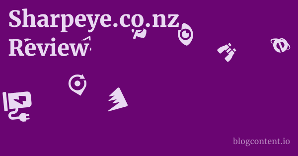 Sharpeye.co.nz Review