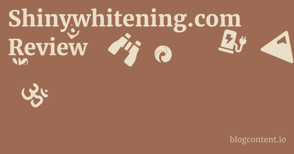 Shinywhitening.com Review 1 by Partners