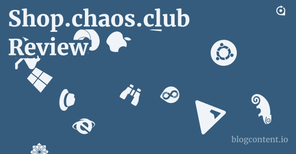 Shop.chaos.club Review 1 by Partners