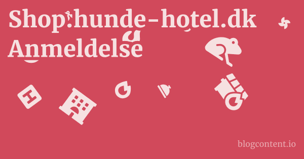 Shop.hunde-hotel.dk Anmeldelse