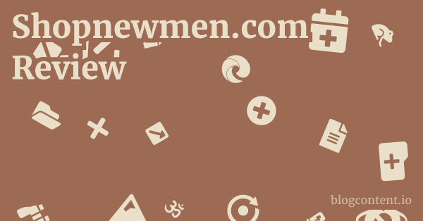 Shopnewmen.com Review 1 by Partners