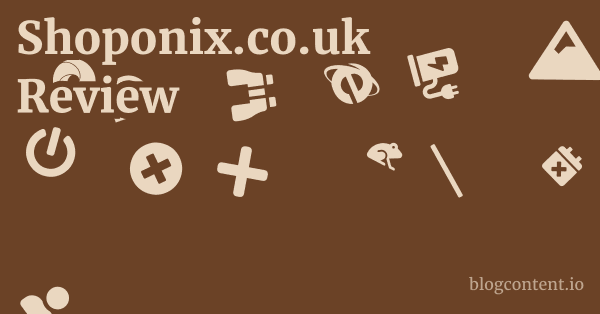 Shoponix.co.uk Review 1 by Partners