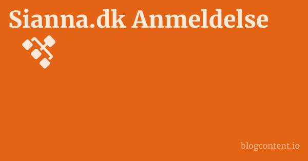 Sianna.dk Anmeldelse 1 by Partners