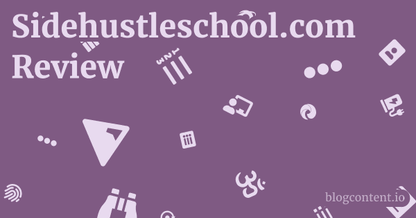 Sidehustleschool.com Review 1 by Partners
