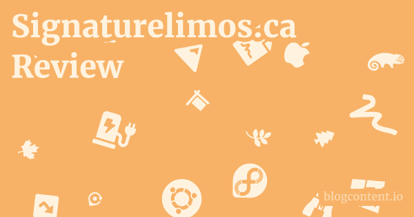 Signaturelimos.ca Review 1 by Partners