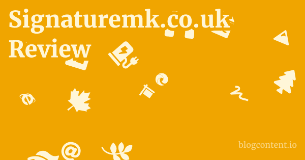 Signaturemk.co.uk Review 1 by Partners