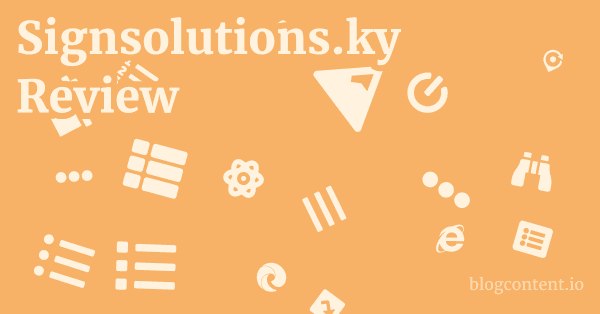 Signsolutions.ky Review 1 by Partners