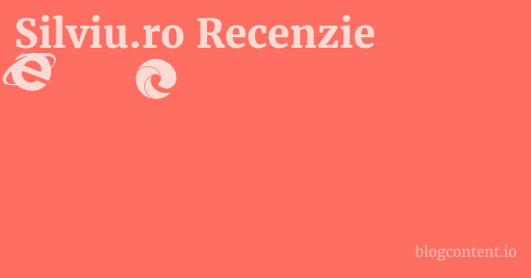 Silviu.ro Recenzie 1 by Partners